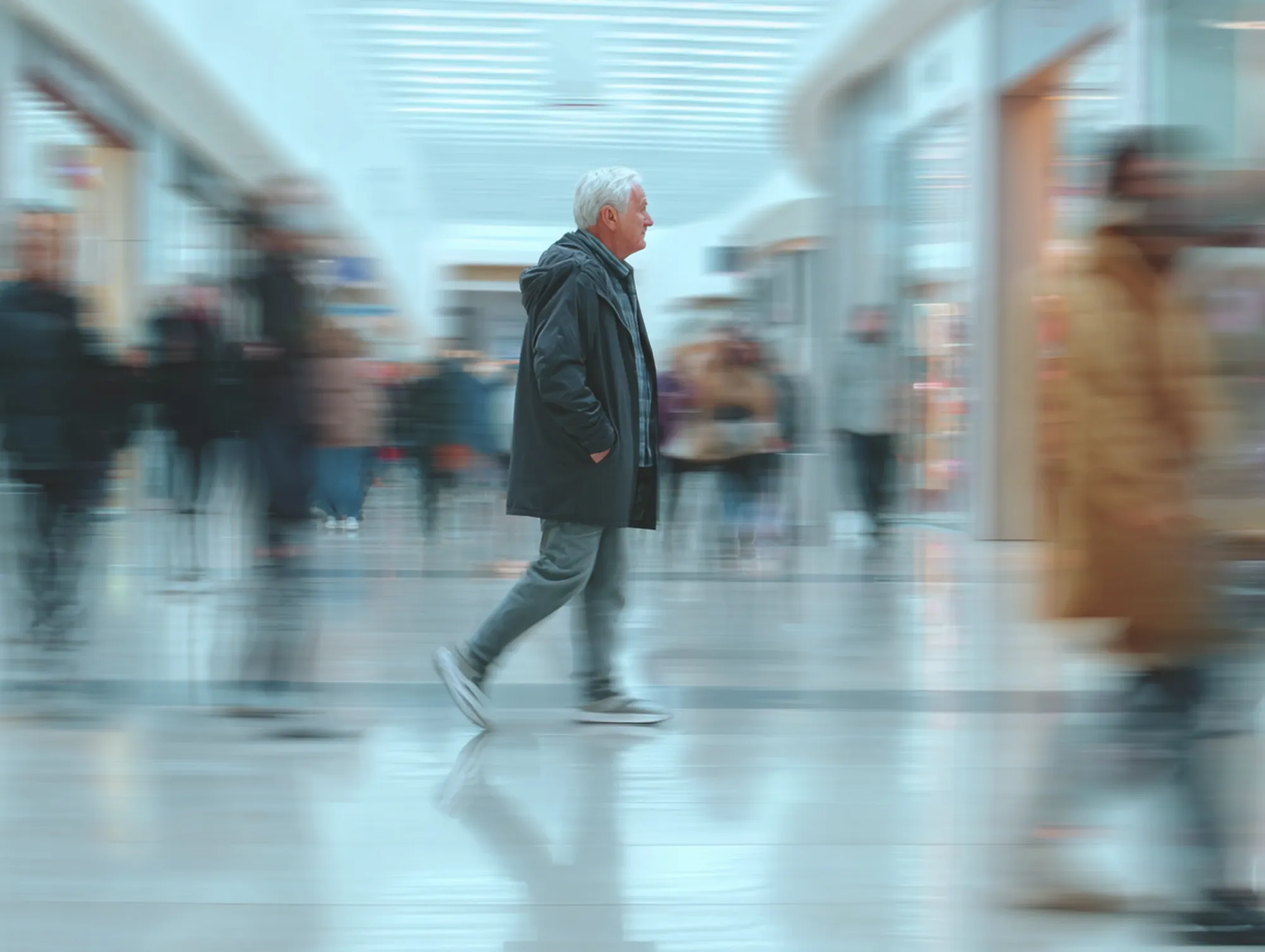 Keep moving even if you do not feel like it